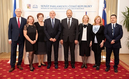 Místopředseda Senátu PČR uspořádal oběd pro předsedu Národní rady Slovinska